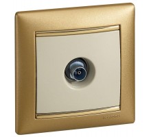 Механизм розетки TV СП Valena 1.5дБ сл. кость Leg 774329