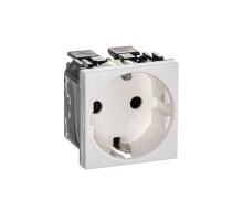 Механизм розетки Zenit 16А 250В с заземл. бел. ABB 2CLA228860N1101
