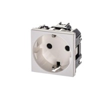 Механизм розетки Zenit 16А 250В защ. шторки с заземл. бел. ABB 2CLA228800N1101