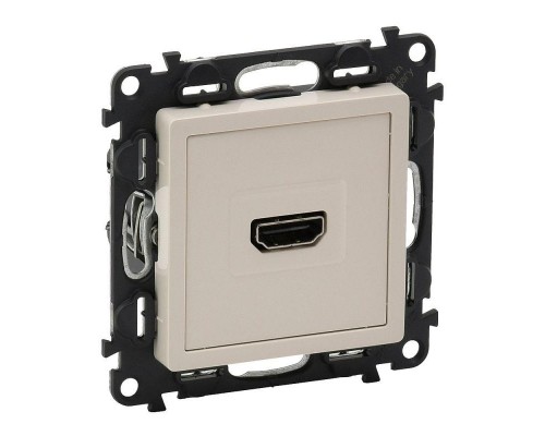 Механизм розетки аудио/видео Valena Life HDMI тип А с лицевой панелью сл. кость Leg 753271