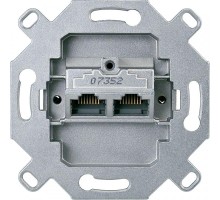 Механизм розетки комп. 2-м СП Merten RJ45 8/8 кат. CAT.6 антик SchE MTN465706
