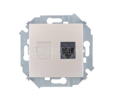 Механизм розетки комп. Simon15 RJ45 CAT.5E (AMP) шампань Simon 1591551-034