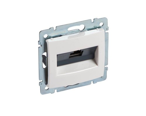 Механизм розетки комп. СП Valena RJ45 STP 10 GIGA 1 вых. бел. Leg 770072