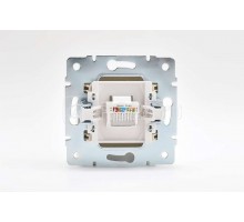 Механизм розетки компьютерн. 1-м СП KARINA RJ45 крем LEZARD 707-0388-139