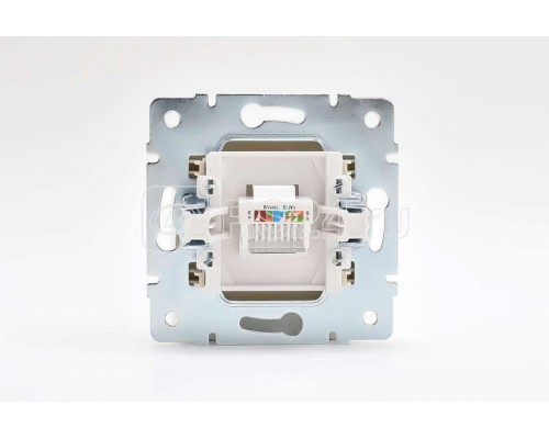 Механизм розетки компьютерн. 1-м СП KARINA RJ45 крем LEZARD 707-0388-139