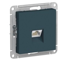 Механизм розетки компьютерной ATLAS DESIGN RJ45 изумруд SchE ATN000883