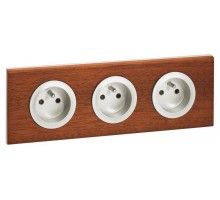 Механизм розетки СП Celiane 2К+З защ. шторки франц. станд. с безвинт. зажим. Leg 067111