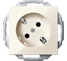 Механизм розетки СП Merten 45град. с заземл. беж. SchE MTN2370-0344