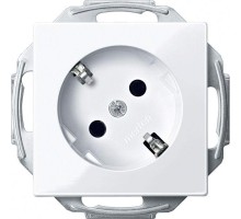 Механизм розетки СП Merten 45град. защ. шторки с заземл. SchE MTN2370-0325