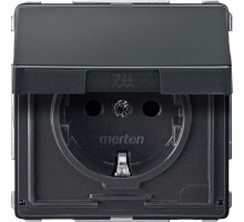 Механизм розетки СП Merten с защ. крышкой SchE MTN2310-7214