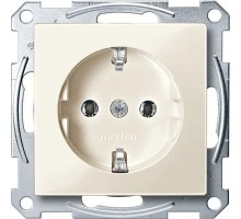 Механизм розетки СП Merten с заземл. беж. SchE MTN2301-0344