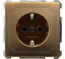 Механизм розетки СП Merten защ. шторки с заземл. SchE MTN2400-4143