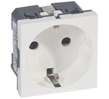 Механизм розетки СП Mosaic 2К+З на винтах Leg 078702