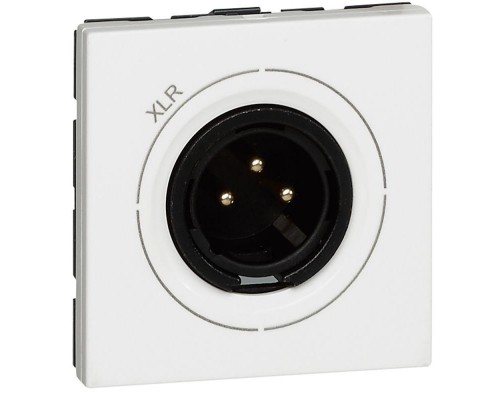 Механизм розетки СП Mosaic со штекером XLR Leg 078756