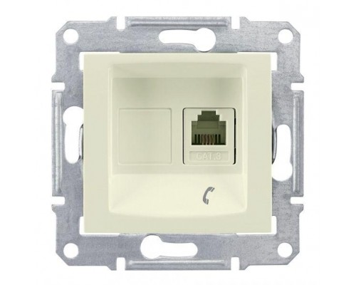 Механизм розетки телеф. 1-м СП Sedna RJ11 беж. SchE SDN4101147