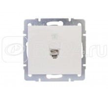 Механизм розетки телеф. Рейн бел. LEZARD 703-0288-137