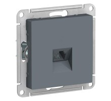 Механизм розетки телефонной 1-м СП ATLAS DESIGN RJ11 грифель SchE ATN000781