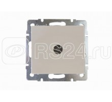 Механизм розетки ТВ Рейн проход. крем. LEZARD 703-0388-129