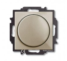 Механизм светорегулятора Busch-Dimmer с центральной платой 60-400Вт Basic 55 шампань ABB 2CKA006515A0845