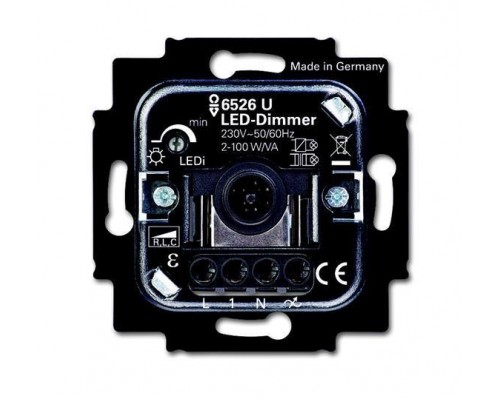 Механизм светорегулятора LED клавишный 2-100Вт/ВА ABB 2CKA006512A0323