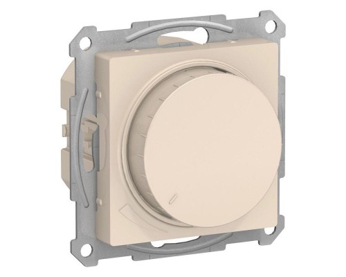 Механизм светорегулятора (диммера) ATLAS DESIGN поворотно-нажимной 630Вт беж. SchE ATN000236