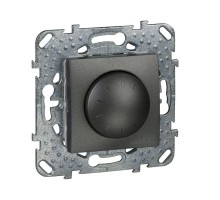 Механизм светорегулятора СП Unica TOP 40-1000Вт поворотный переключатель графит SchE MGU5.511.12ZD