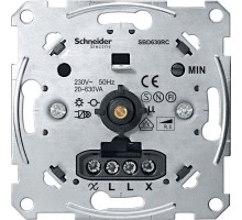 Механизм светорегулятора СП поворотный Merten емк. нагр. 630Вт SchE MTN5137-0000