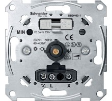 Механизм светорегулятора СП поворотный с выкл. 400Вт Merten SchE MTN5131-0000