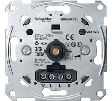 Механизм светорегулятора СП универс. поворотный 600ВА Merten Artec SchE MTN5139-0000