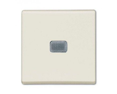Механизм выключателя 1-кл. 1п СП Basic 55 10А IP20 с клавишей с линзой подсветки с неон. лампой chalet-white ABB 2CKA001012A2185