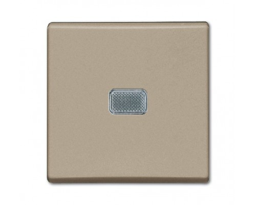 Механизм выключателя 1-кл. 1п СП Basic 55 10А IP20 с клавишей с линзой подсветки с неон. лампой шампань ABB 2CKA001012A2165