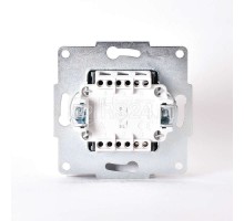 Механизм выключателя 1-кл. 1п СП Karina 10А IP20 черн. бархат LEZARD 707-4288-100