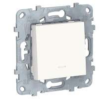 Механизм выключателя 1-кл. 2мод. СП Unica New IP21 (сх. 1а) с подсветкой бел. SchE NU520118N