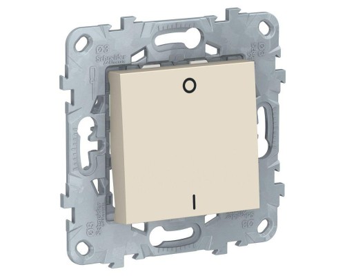 Механизм выключателя 1-кл. 2п 2мод. СП Unica New IP21 (сх. 2) 250В 16AX беж. SchE NU526244