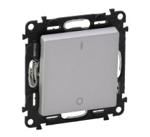 Механизм выключателя 1-кл. 2п СП Valena Life 16А IP20 250В 16AX с лиц. панелью винт. зажимы алюм. Leg 752602