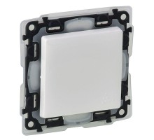 Механизм выключателя 1-кл. 2п СП Valena Life 16А IP44 250В 16AX с лиц. панелью винт. зажимы бел. Leg 752164