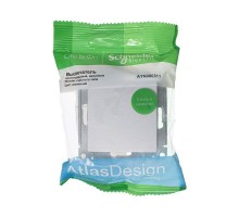 Механизм выключателя 1-кл. СП AtlasDesign 10А IP20 (сх. 1) 10AX алюм. SchE ATN000311