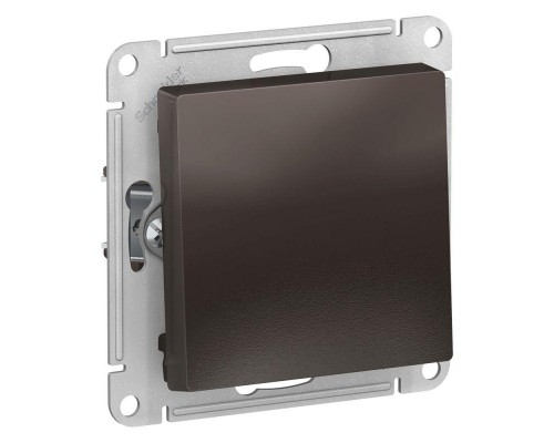 Механизм выключателя 1-кл. СП AtlasDesign 10А IP20 (сх. 1) 10AX мокко SchE ATN000611