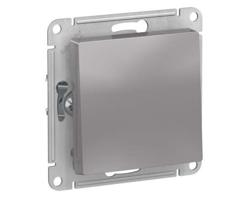 Механизм выключателя 1-кл. СП AtlasDesign 10А IP20 (сх. 1) 10AX с самовозвратом алюм. SchE ATN000315
