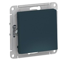 Механизм выключателя 1-кл. СП AtlasDesign 10А IP20 (сх. 1) 10AX с самовозвратом изумруд SchE ATN000815