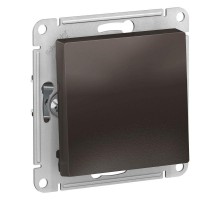 Механизм выключателя 1-кл. СП AtlasDesign 10А IP20 (сх. 1) 10AX с самовозвратом мокко SchE ATN000615