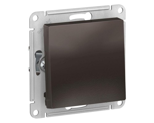 Механизм выключателя 1-кл. СП AtlasDesign 10А IP20 (сх. 1) 10AX с самовозвратом мокко SchE ATN000615