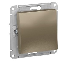Механизм выключателя 1-кл. СП AtlasDesign 10А IP20 (сх. 1) 10AX с самовозвратом шампань SchE ATN000515