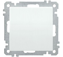 Механизм выключателя 1-кл. СП Bolero 10А IP20 ВС10-1-0-Б бел. ИЭК EVB10-K01-10-1