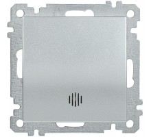 Механизм выключателя 1-кл. СП Bolero 10А IP20 ВС10-1-1-Б с индикацией серебр. ИЭК EVB11-K23-10