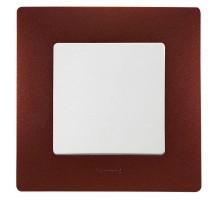 Механизм выключателя 1-кл. СП Etika 10А IP20 250В 10AX безвинт. зажимы бел. Leg 672201