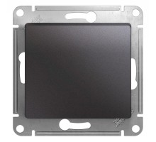 Механизм выключателя 1-кл. СП Glossa 10А IP20 (сх. 1) 10AX графит SchE GSL001311