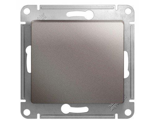 Механизм выключателя 1-кл. СП Glossa 10А IP20 (сх. 1) 10AX платина SchE GSL001211