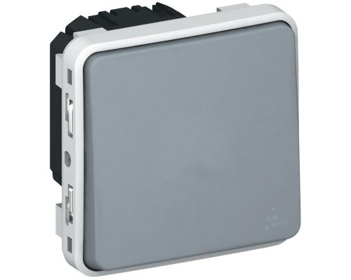 Механизм выключателя 1-кл. СП PLEXO с выд. врем. 250В IP55 бел. Leg 069504