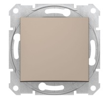 Механизм выключателя 1-кл. СП Sedna 10А IP20 (сх. 1) 250В титан SchE SDN0100168